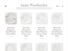 Tablet Screenshot of annaweatherley.com